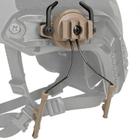 Адаптер на шолом Wosport для навушників Peltor/Earmor/Walkers (tan) - зображення 4