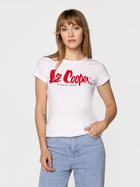 Футболка бавовняна жіноча Lee Cooper LOGAN3-3030 XL Білий/Червоний (5904347388980) - зображення 3