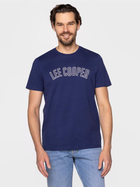 Koszulka męska bawełniana Lee Cooper COLLEGE-2400 3XL Niebieska (5904347395636) - obraz 3