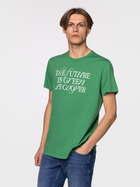 Koszulka męska bawełniana Lee Cooper FUTURE-1010 XL Zielona (5904347387976) - obraz 3