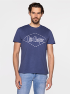 Koszulka męska bawełniana Lee Cooper HERO1-2401 2XL Niebieska (5904347395537) - obraz 3