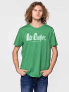 Футболка бавовняна чоловіча Lee Cooper HERO7 FADE-1010 S Зелена (5904347388003) - зображення 3