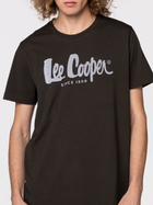 Футболка бавовняна чоловіча Lee Cooper HERO7 FADE-1010 2XL Чорна (5904347388690) - зображення 4