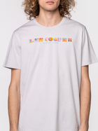 Koszulka męska bawełniana Lee Cooper LC COLOUR-1010 XL Biała (5904347388072) - obraz 4