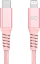 Kabel Xqisit Fast Charging USB Type-C - Apple Lightning 2 m Pink (4029948202693) - obraz 1