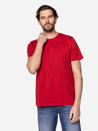Koszulka męska bawełniana Lee Cooper OBUTCH-875 2XL Czerwona (5904347394899) - obraz 3