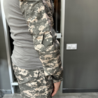 Армейская Кофта Убакс, пиксель НАТО, коттон (хлопок), размер XL, Combat, тактическая рубашка Убакс - изображение 5