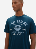 Футболка чоловіча Tom Tailor L1037735209 S Зелена (4067261555065) - зображення 5