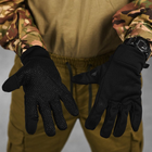 Перчатки с откидными пальцами и антискользящим покрытием черные размер XL - изображение 4
