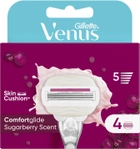 Wymienne wkłady do golenia dla kobiet Venus Comfortglide Sugarberry Plus Olay 4 szt (8700216122849) - obraz 2