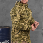 Чоловіча легка куртка з капюшоном Fuzz мембранна стрейч тканина піксель розмір 3XL - зображення 2