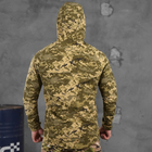 Чоловіча легка куртка з капюшоном Fuzz мембранна стрейч тканина піксель розмір 3XL - зображення 3