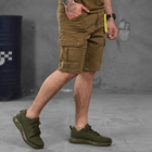 Мужские шорты Loshan коттон с лямками под ремень койот размер XS - изображение 3