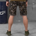 Мужские шорты стрейч коттон с лямками под ремень темный мультикам размер 3XL - изображение 5