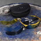 Защитные очки с 5 сменными линзами и чехлом Oakley M-Frame Hybride мультикам универсальный размер - изображение 5