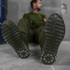 Ультралегкі чоловічі Кросівки з вентиляційними вставками олива розмір 38 - зображення 5
