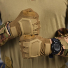 Крепкие Сенсорные Перчатки TrekDry с закрытыми пальцами койот размер M - изображение 3