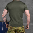 Потоотводящая мужская футболка Odin Coolmax с принтом Maria олива размер M - изображение 3