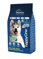 Премиум корм для щенков happyOne Premium Junior Fresh Meat со свежим мясом