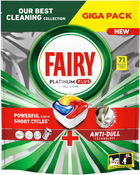 Kapsułki do zmywarki Fairy Platinum Plus Cytryna 71 szt (8700216236126) - obraz 1