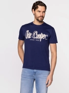 Koszulka męska bawełniana Lee Cooper LOGO DRAW-1010 L Niebieska (5904347388591) - obraz 3