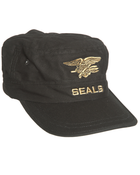 Кепка військова з емблемою спецназу ВМС США SEALS Black - зображення 3