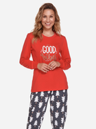 Piżama (bluza + spodnie) damska Doctor Nap PM.4312 L Czerwona (5902701179502) - obraz 4