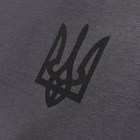 Футболка з малюнком Тризуб Logo 2XL Graphite - зображення 4