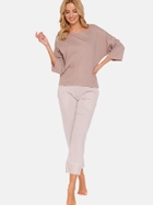 Piżama (bluza + spodnie) damska Doctor Nap PM.5119 XXL Beżowa (5903622066568) - obraz 1