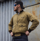 Куртка-бомбер USN-37J1 Pilot Jacket S Bush Brown - зображення 14