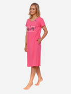 Нічна сорочка жіноча бавовняна Doctor Nap TCB.9992 XXL Рожева (5903622060054) - зображення 2
