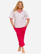 Piżama (koszulka + spodnie) damska Doctor Nap PB.5290 XL Czerwona (5902701187866) - obraz 1
