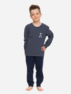 Дитяча піжама для хлопчика Doctor Nap PDB.5256 134-140 см Темно-синя (5902701180287) - зображення 1