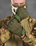Зимние перчатки софтшел oliva XL - изображение 2
