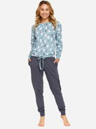 Піжама (кофта + штани) жіноча бавовняна Doctor Nap PM.5272 XL Блакитна (5902701187064) - зображення 1