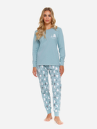 Piżama (bluza + spodnie) damska Doctor Nap PM.5262 XL Błękitna (5902701186449) - obraz 5