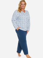 Piżama (bluza + spodnie) damska Doctor Nap PB.5282 XXXL Granatowa (5902701194680) - obraz 3