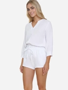Піжама (сорочка + шорти) жіноча бавовняна Doctor Nap PM.5317 M Біла (5902701190217) - зображення 3
