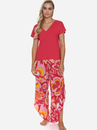 Піжама (футболка + штани) жіноча Doctor Nap PM.5320 L Червона (5902701190361) - зображення 1