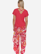 Піжама (футболка + штани) жіноча Doctor Nap PM.5320 L Червона (5902701190361) - зображення 2