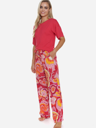Піжама (футболка + штани) жіноча Doctor Nap PM.5322 XL Червона (5902701190453) - зображення 3