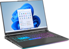 Laptop Asus ROG Strix G16 (2024) G614JVR-N4018W (90NR0II5-M000M0) Black/Green - obraz 5