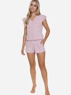 Piżama (T-shirt + szorty) damska Doctor Nap PM.5325 M Różowa (5902701190569) - obraz 1