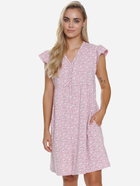 Нічна сорочка жіноча бавовняна Doctor Nap TCB.5327 S Рожева (5902701190637) - зображення 3