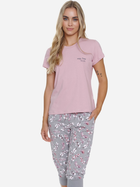 Піжама (футболка + бриджі) жіноча бавовняна Doctor Nap PM.5331 L Різнокольорова (5902701190880) - зображення 3