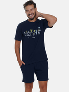 Piżama (T-shirt + szorty) męska Doctor Nap PMB.5355 XXL Granatowa (5902701195182) - obraz 4