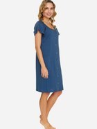 Нічна сорочка жіноча бавовняна Doctor Nap TCB.5359 S Темно-синя (5902701192761) - зображення 4