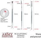 Набір інструментів для моделювання The Army Painter Sculpting Tools 3 шт (5713799503601) - зображення 3