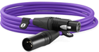 Kabel Rode XLR - XLR 3 m Purple (RODE XLR3M-PU) - obraz 1