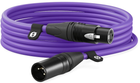 Kabel Rode XLR - XLR 6 m Purple (RODE XLR6M-PU) - obraz 1